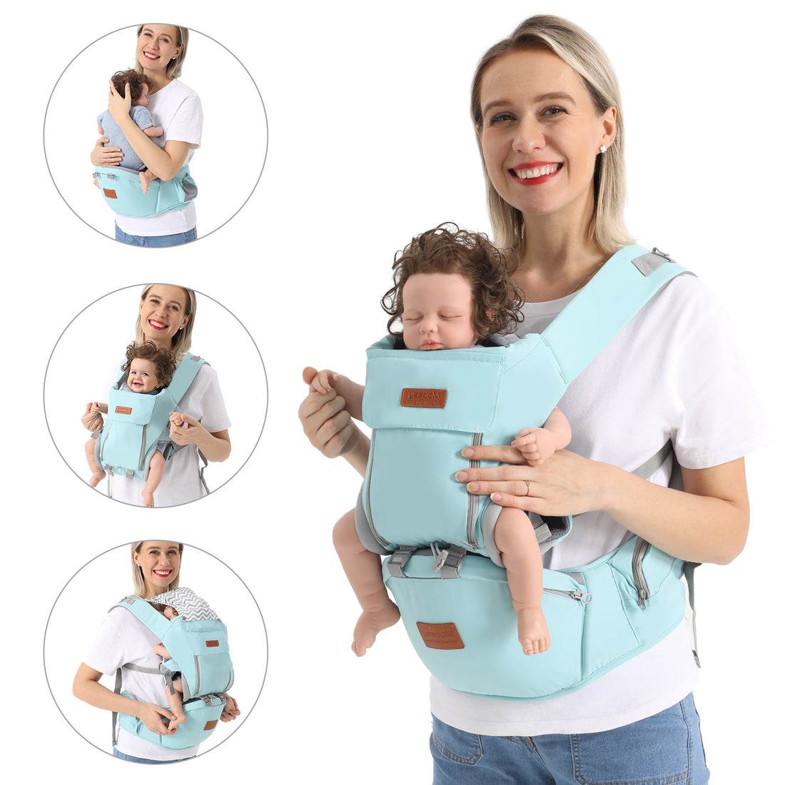 "Baby Waist Stool - Comfortable and Ergonomic Infant Carrier"