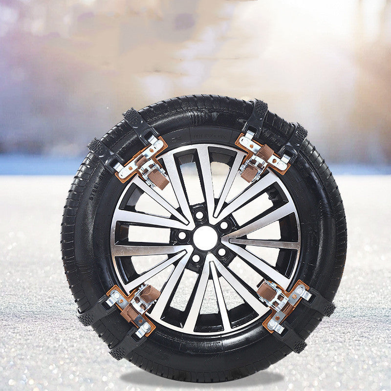 Car Tire Snow Thickened Wear-resistant Thickened Rubber Anti-slip Chain