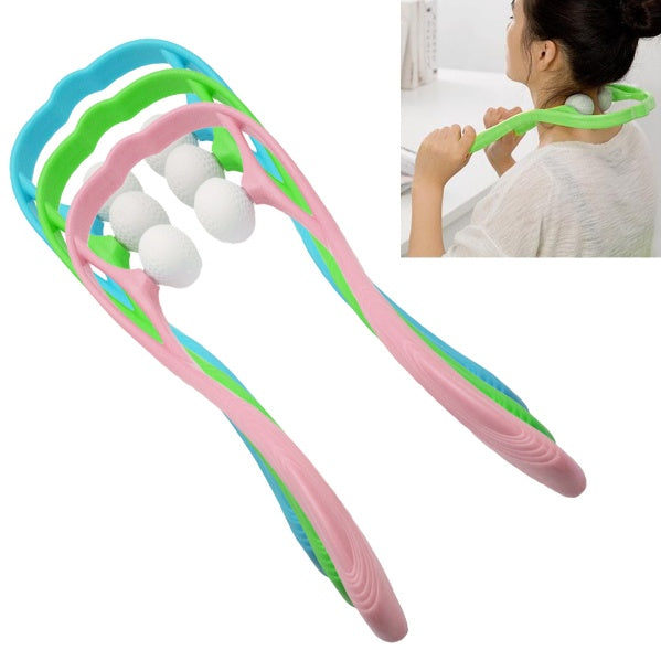 "Mini Plastic Pressure Point Therapy Neck Massager"