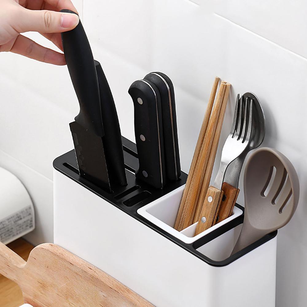 "Mini Kitchen Knife Plastic Storage Rack"