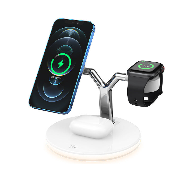 "MagSafe 3-in-1 Wireless Charger: 15W Fast Charging Station"