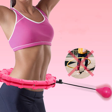 "Smart Fitness Hoop: Adjustable Waist Exercise at Home"