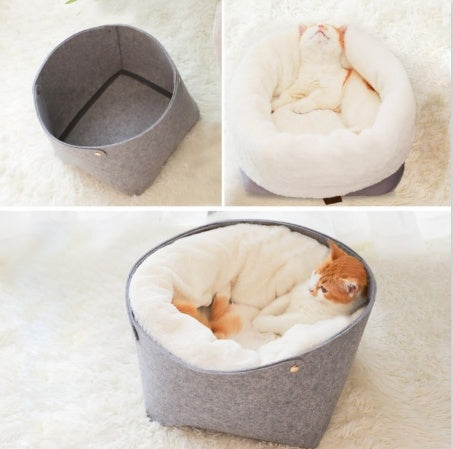 "Pet Haven: Comfortable Retreat for Your Feline"