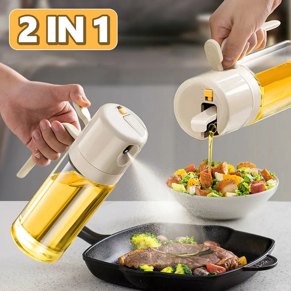 "2-in-1 Oil Sprayer & Vinegar Dispenser"