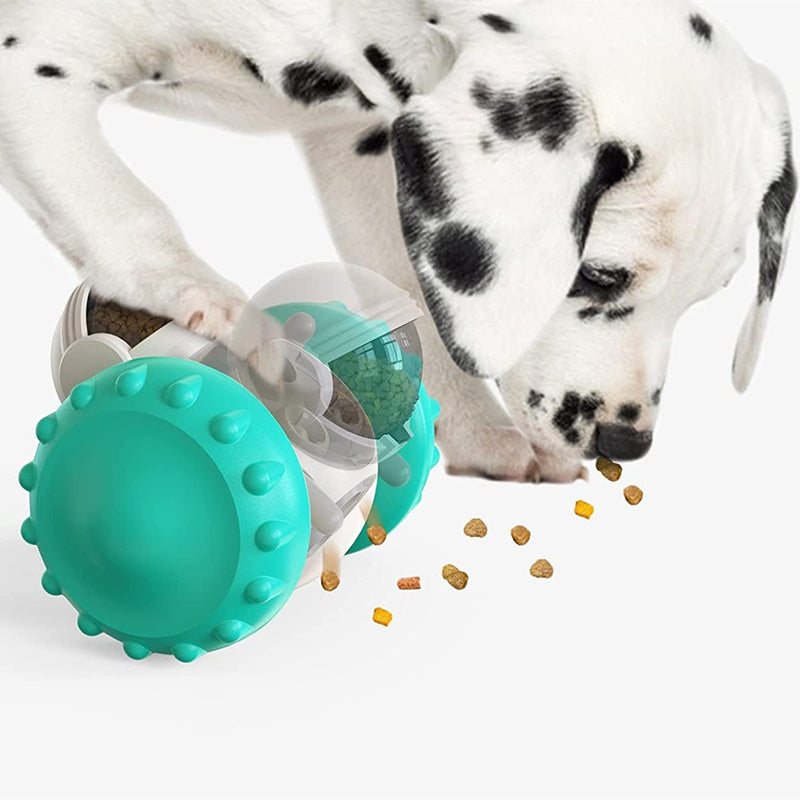 "Interactive Slow Food Balance Car: Smart Pet Toy for Cats and Dogs"