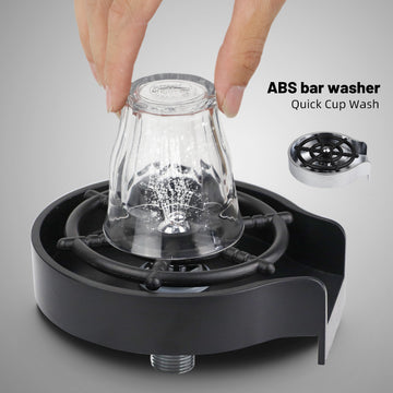 "Automatic High-Pressure Cup Washer for Bar Counters"