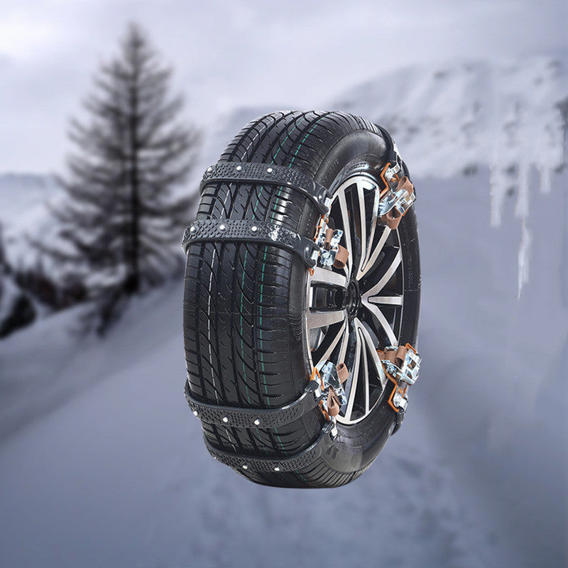 Car Tire Snow Thickened Wear-resistant Thickened Rubber Anti-slip Chain