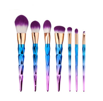 "Diamond Foundation Brush and 7 Essential Makeup Tools"