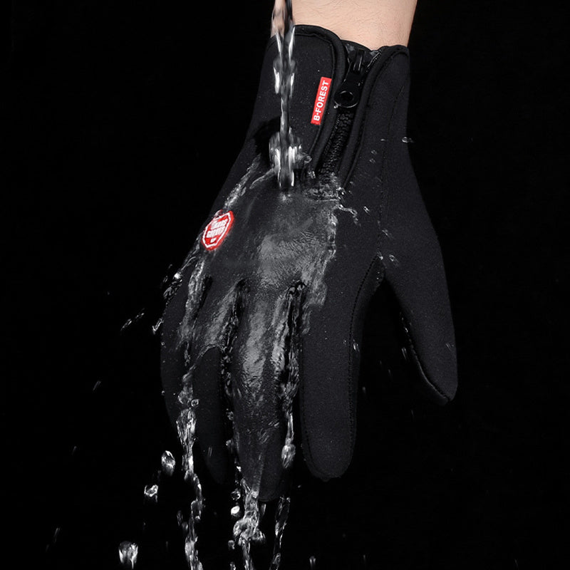 "Mini Touch Screen Winter Sports Gloves for Motorcycle Riding"