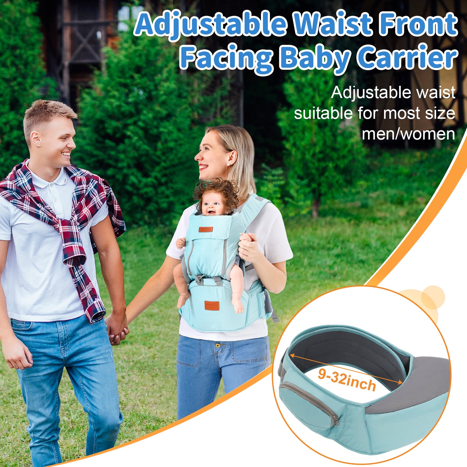 "Baby Waist Stool - Comfortable and Ergonomic Infant Carrier"