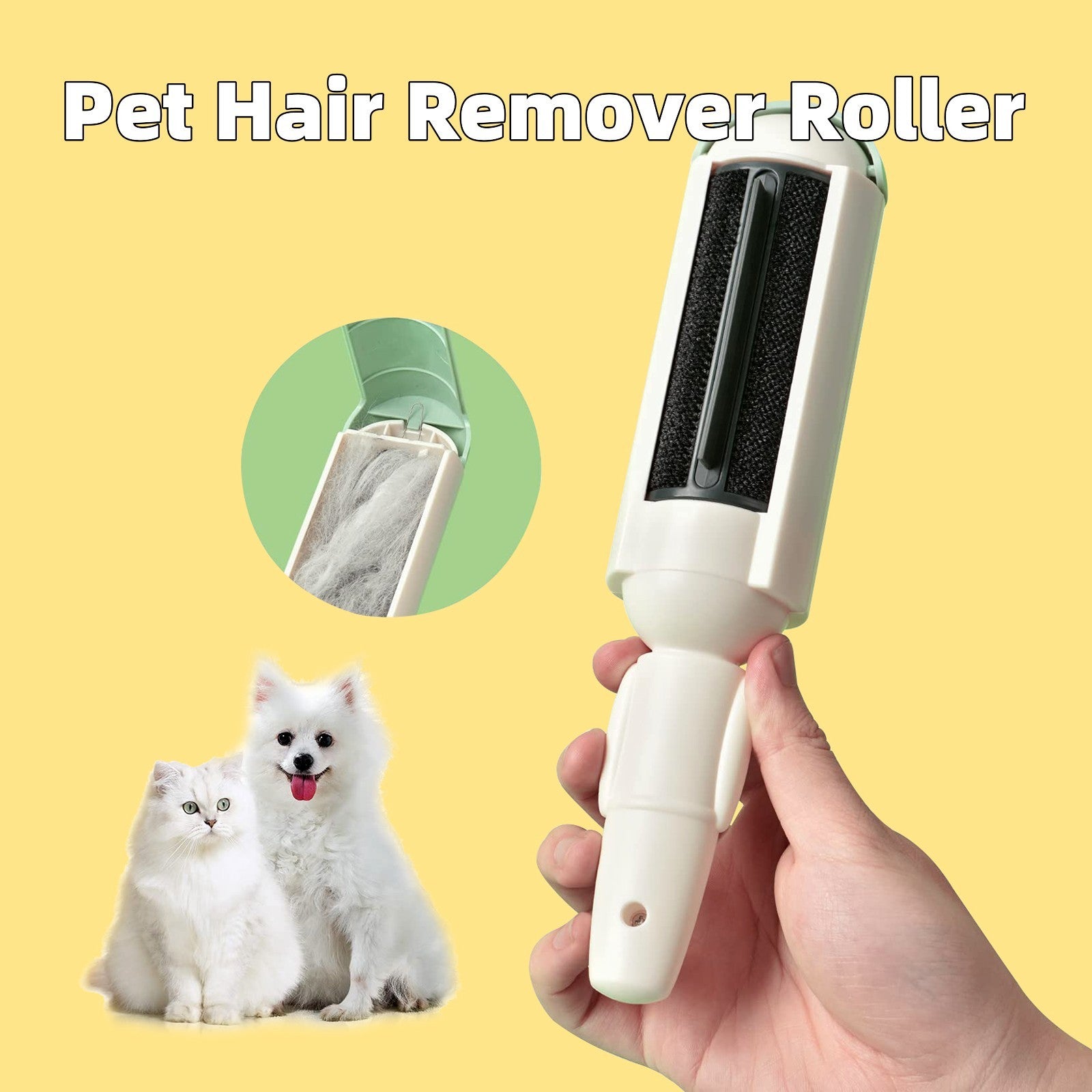 "Mini Pet Hair Remover Roller - Portable Lint Roller for Pets"