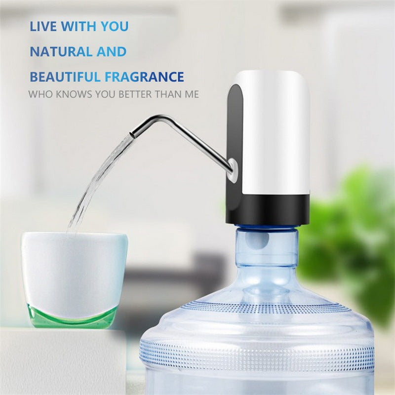 "Mini Automatic Electric Drinking Water Bottle Pump - USB Charging"