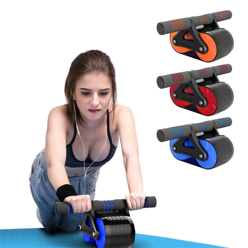 "Automatic Rebound Ab Wheel Roller for Home Gym"