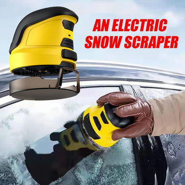 "Portable Cordless Electric Snow Scraper for Auto Deicing"