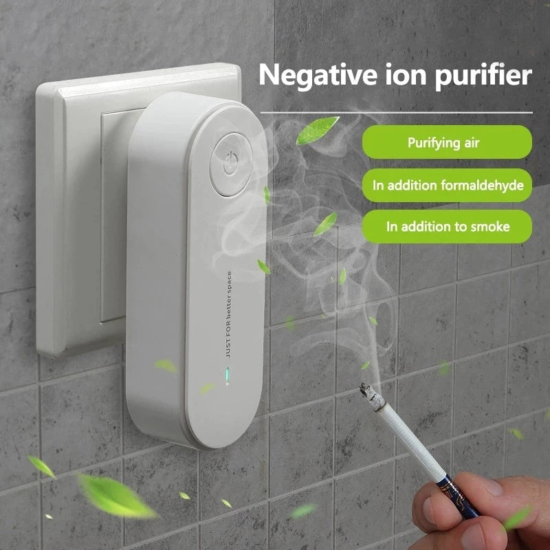 "Mini Portable Air Purifier - Anion Ionizer Cleaner"