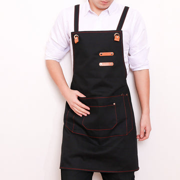 Kitchen Home Minimalist Denim Apron Work Clothes